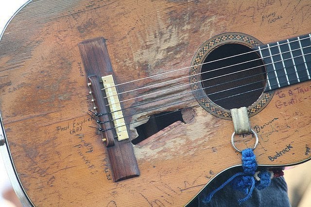 Willie Nelson's "Trigger" Guitar Close-Up
