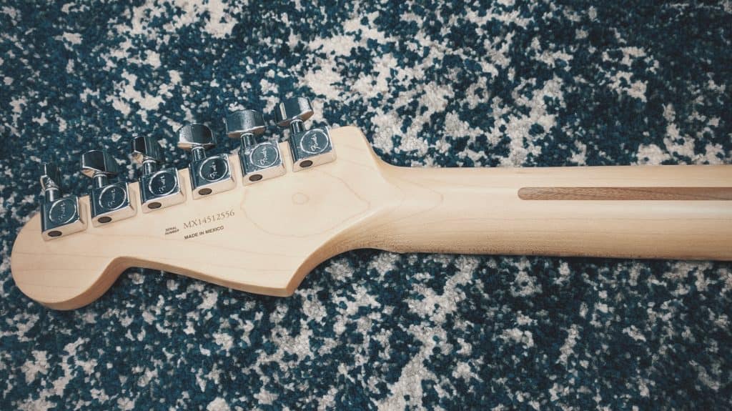 Guitar Neck Shape of a Fender Stratocaster