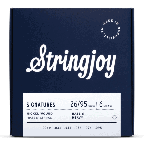 Stringjoy Signatures | Bass VI Balanced Heavy Gauge (26-95) Nickel Wound Guitar Strings
