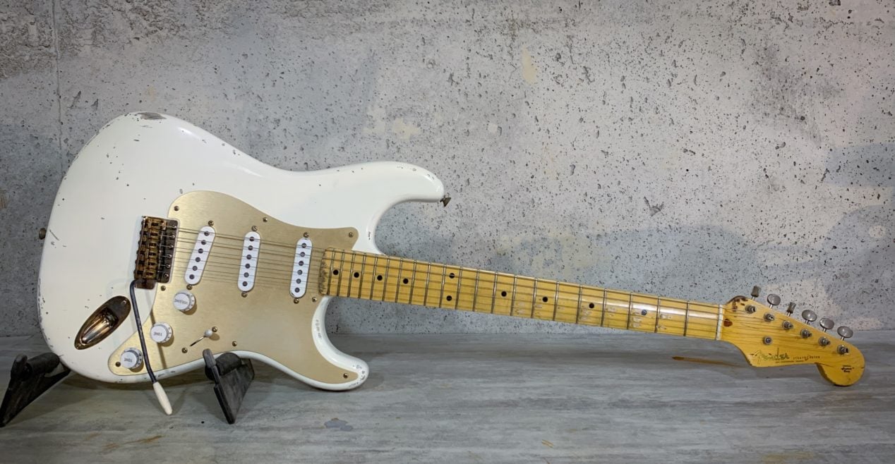 Photo of David Gilmour's 1954 Stratocaster.