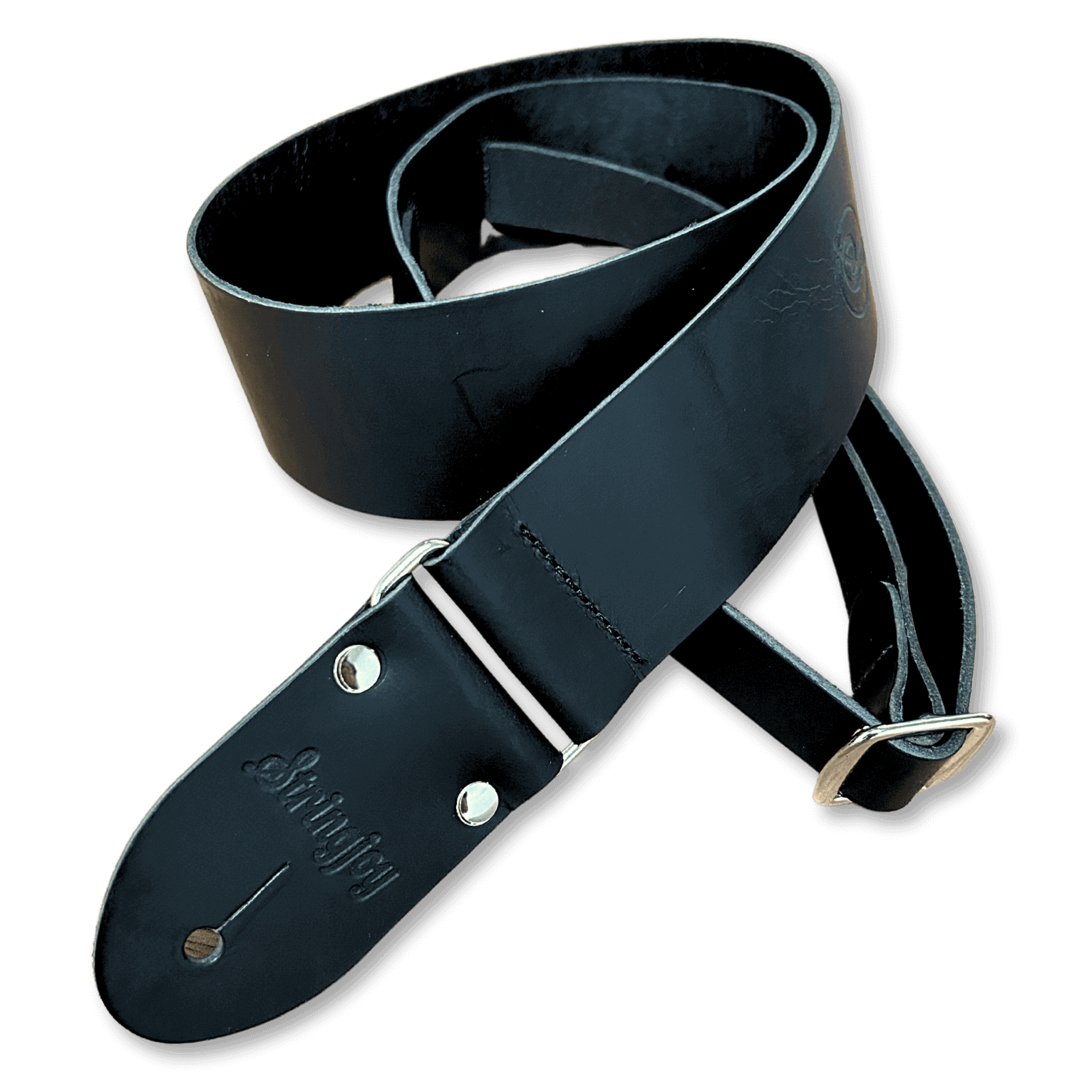 Stringjoy Black Leather Strap